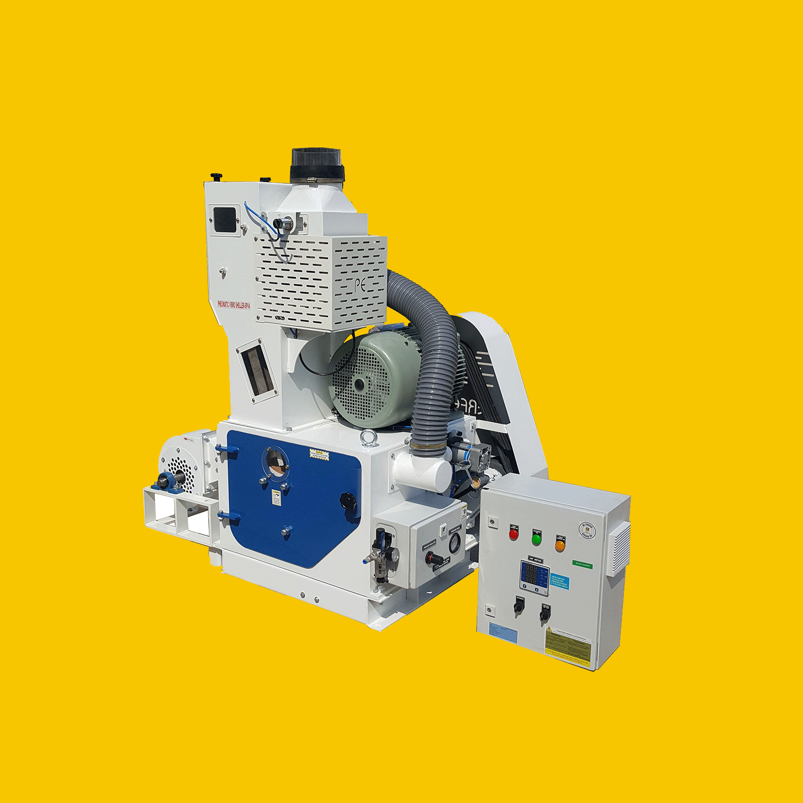 Machines for hulling paddy in a rice mill 